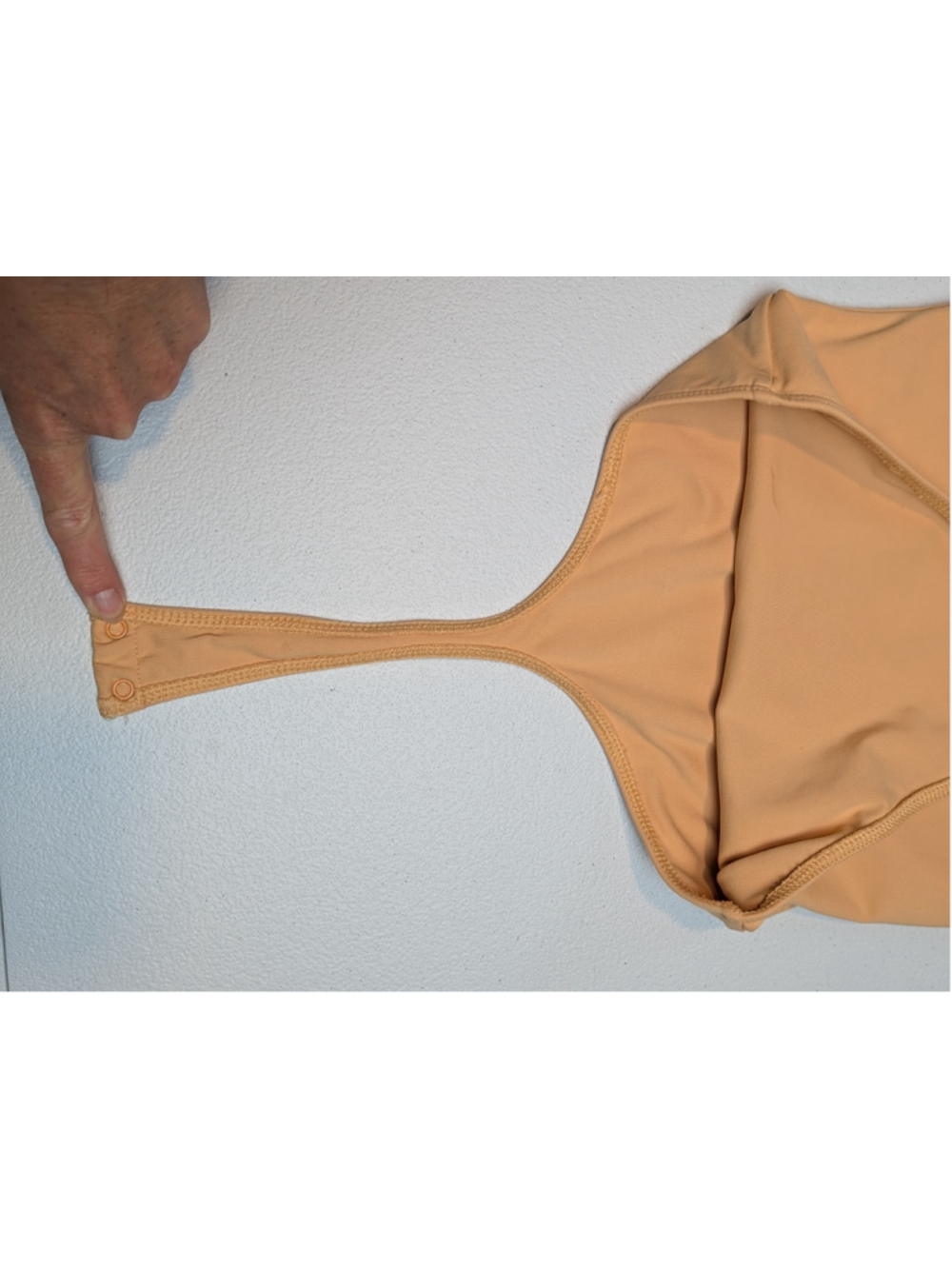Women's Babaton Bodysuit XS Tangerine, Sleeveless High Neck - Picture 8 of 10